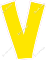 KG 18" Individuals - Flat Yellow V