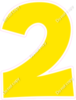 KG 18" Individuals - Flat Yellow 2