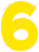 KG 18" Individuals - Flat Yellow 6