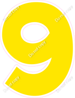 KG 18" Individuals - Flat Yellow 9