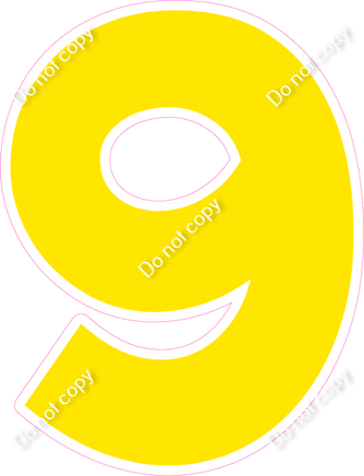 KG 18" Individuals - Flat Yellow 9