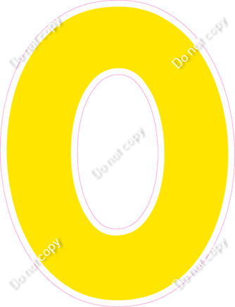 KG 18" Individuals - Flat Yellow