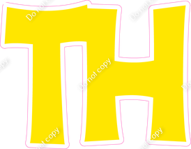 KG 18" Individuals - Flat Yellow TH