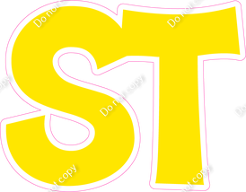 KG 18" Individuals - Flat Yellow ST