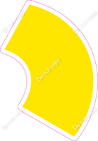 KG 18" Individuals - Flat Yellow Apostrophe