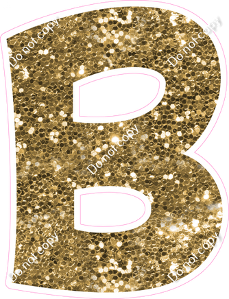 KG 18" Individuals - Gold Sparkle B