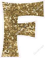 KG 18" Individuals - Gold Sparkle F