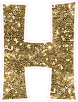 KG 18" Individuals - Gold Sparkle H