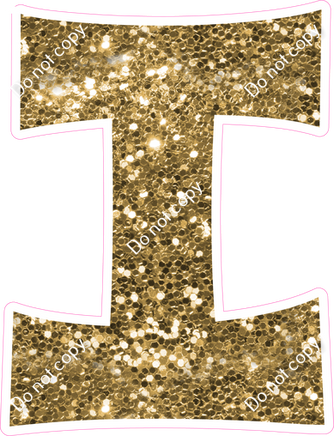 KG 18" Individuals - Gold Sparkle I