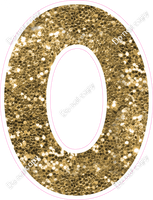 KG 18" Individuals - Gold Sparkle O