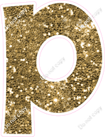 KG 18" Individuals - Gold Sparkle P