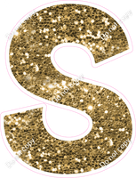 KG 18" Individuals - Gold Sparkle S