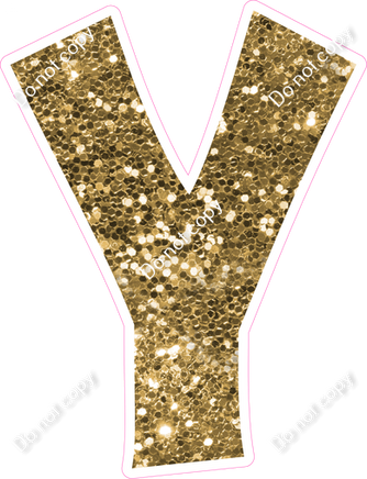 KG 18" Individuals - Gold Sparkle Y
