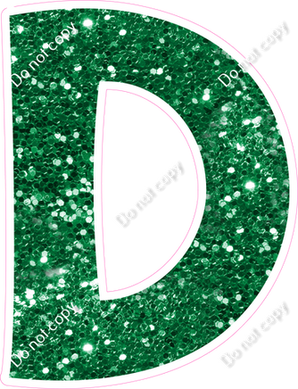 KG 18" Individuals - Green Sparkle D