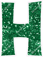 KG 18" Individuals - Green Sparkle H