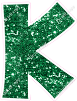 KG 18" Individuals - Green Sparkle K
