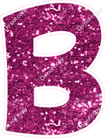 KG 18" Individuals - Hot Pink Sparkle B
