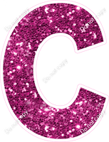 KG 18" Individuals - Hot Pink Sparkle C
