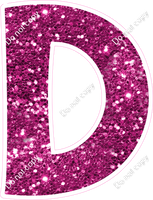 KG 18" Individuals - Hot Pink Sparkle D