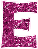 KG 18" Individuals - Hot Pink Sparkle E