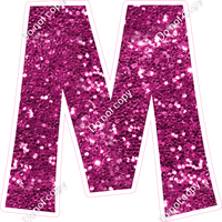 KG 18" Individuals - Hot Pink Sparkle M