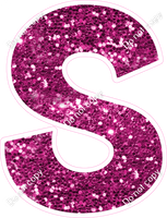 KG 18" Individuals - Hot Pink Sparkle S