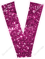 KG 18" Individuals - Hot Pink Sparkle V