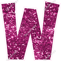 KG 18" Individuals - Hot Pink Sparkle W