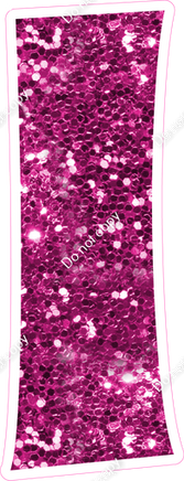 KG 18" Individuals - Hot Pink Sparkle 1