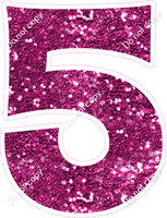 KG 18" Individuals - Hot Pink Sparkle 5