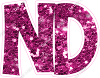 KG 18" Individuals - Hot Pink Sparkle ND