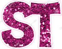 KG 18" Individuals - Hot Pink Sparkle ST