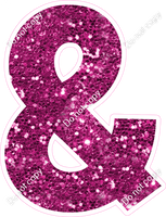 KG 18" Individuals - Hot Pink Sparkle &