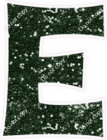 KG 18" Individuals - Hunter Green Sparkle E