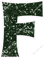 KG 18" Individuals - Hunter Green Sparkle F