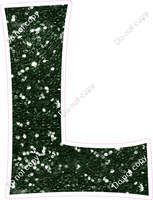 KG 18" Individuals - Hunter Green Sparkle L