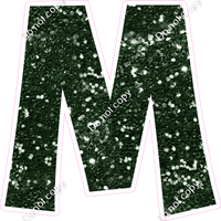 KG 18" Individuals - Hunter Green Sparkle M