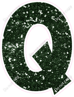 KG 18" Individuals - Hunter Green Sparkle Q