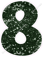 KG 18" Individuals - Hunter Green Sparkle 8