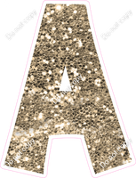 KG 18" Individuals - Khaki Sparkle A