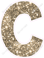 KG 18" Individuals - Khaki Sparkle C