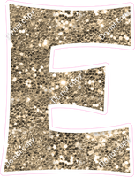 KG 18" Individuals - Khaki Sparkle E