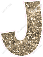 KG 18" Individuals - Khaki Sparkle J