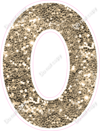 KG 18" Individuals - Khaki Sparkle O