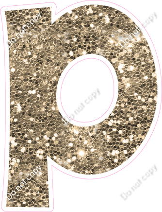 KG 18" Individuals - Khaki Sparkle P