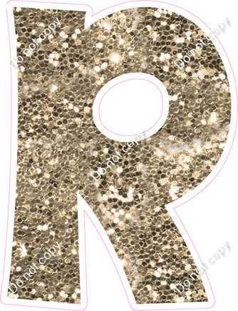 KG 18" Individuals - Khaki Sparkle R