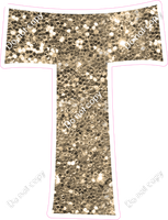 KG 18" Individuals - Khaki Sparkle T