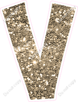 KG 18" Individuals - Khaki Sparkle V