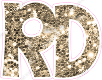 KG 18" Individuals - Khaki Sparkle RD