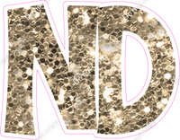 KG 18" Individuals - Khaki Sparkle ND